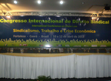 SINDSCOCE – Presente no Congresso Internacional de Direito Sindical